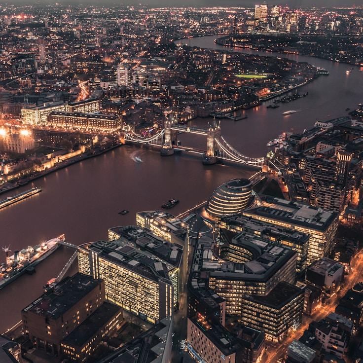 City skyline in London, United Kingdom